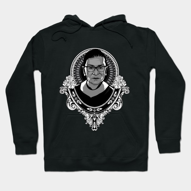 RBG The Strong Woman Hoodie by VektorVexel Artwork